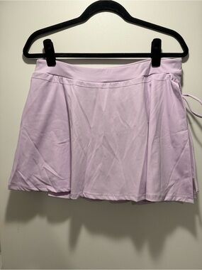HALARA Pastel Lavender Circle Skater Skirt